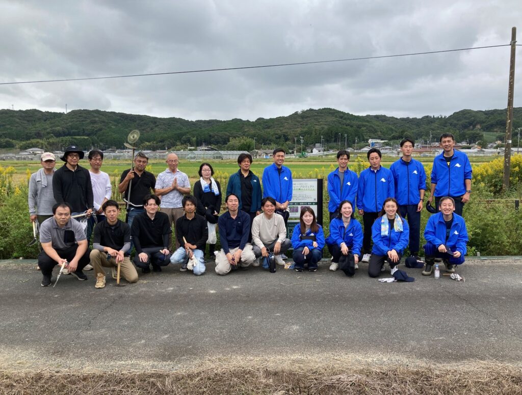 秋季「花のリレー・プロジェクト」に参加しました！